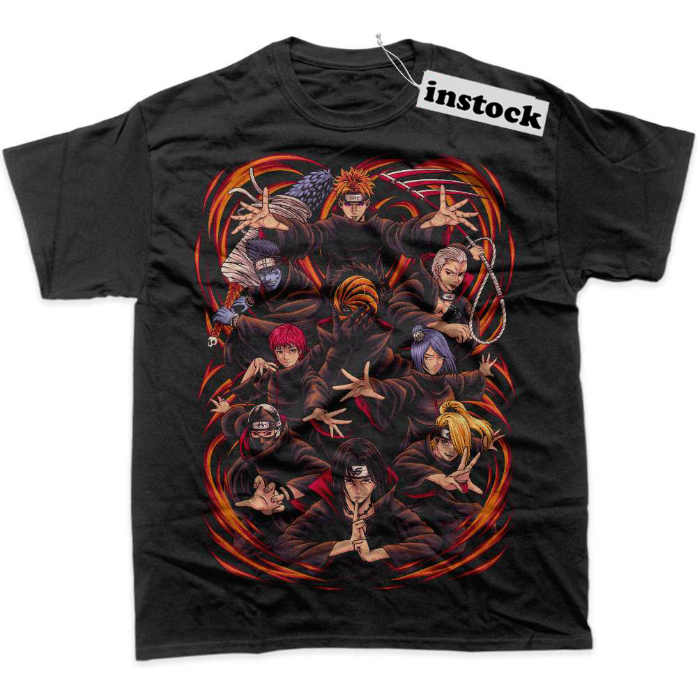 Akatsuki Shirt, Naruto Shirt, Anime Shirt, Graphic Tee