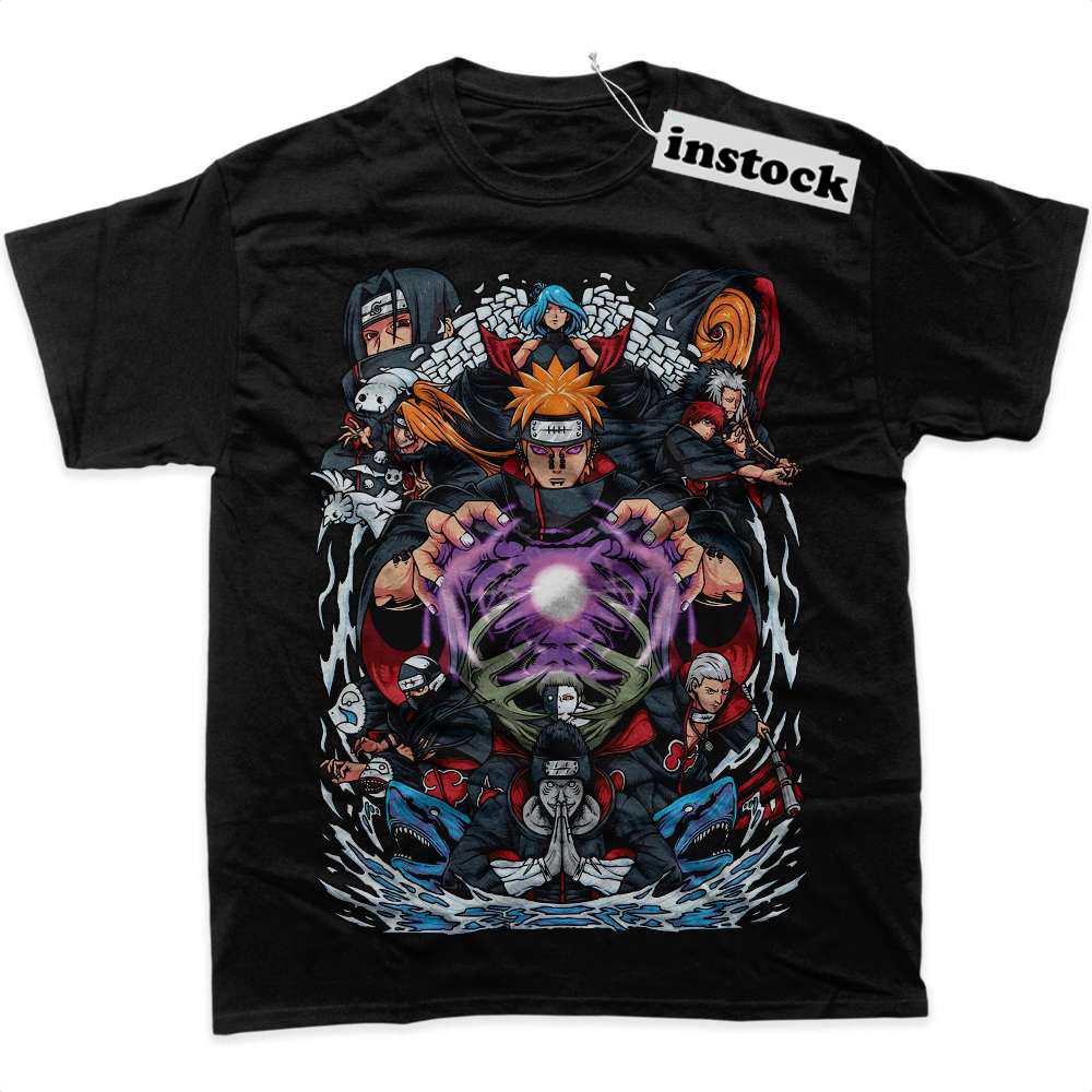 Akatsuki Shirt, Naruto Shirt, Anime Shirt, Graphic Tee