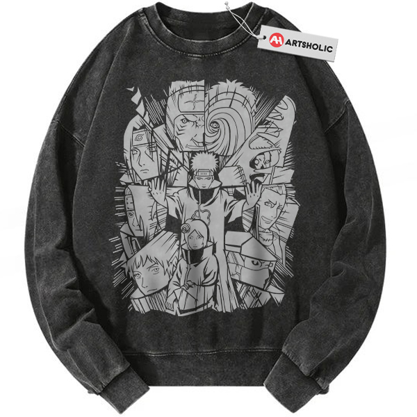 Akatsuki Sweatshirt, Naruto Sweatshirt, Anime Sweatshirt, Vintage Sweatshirt