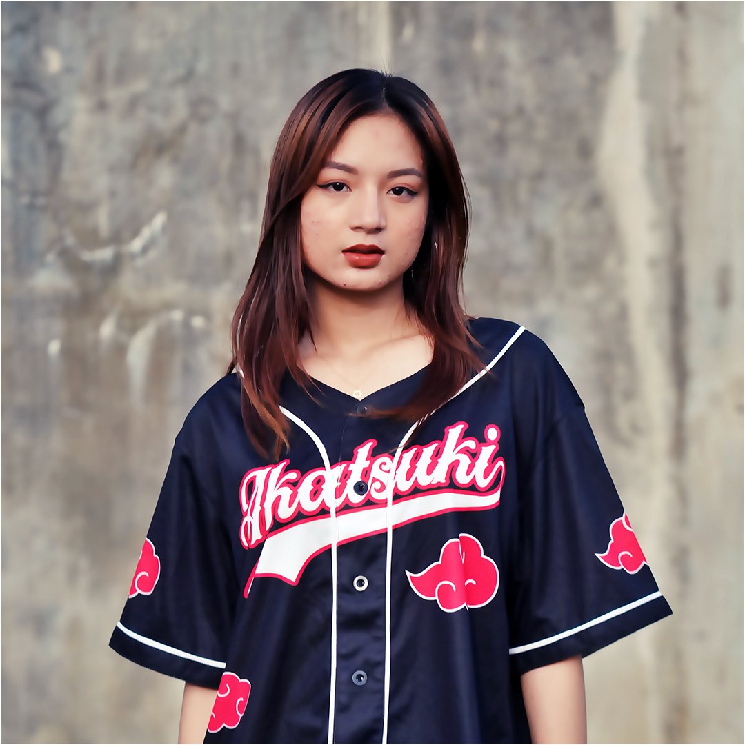 Alternative view of Akatsuki Uchiha Baseball Jersey