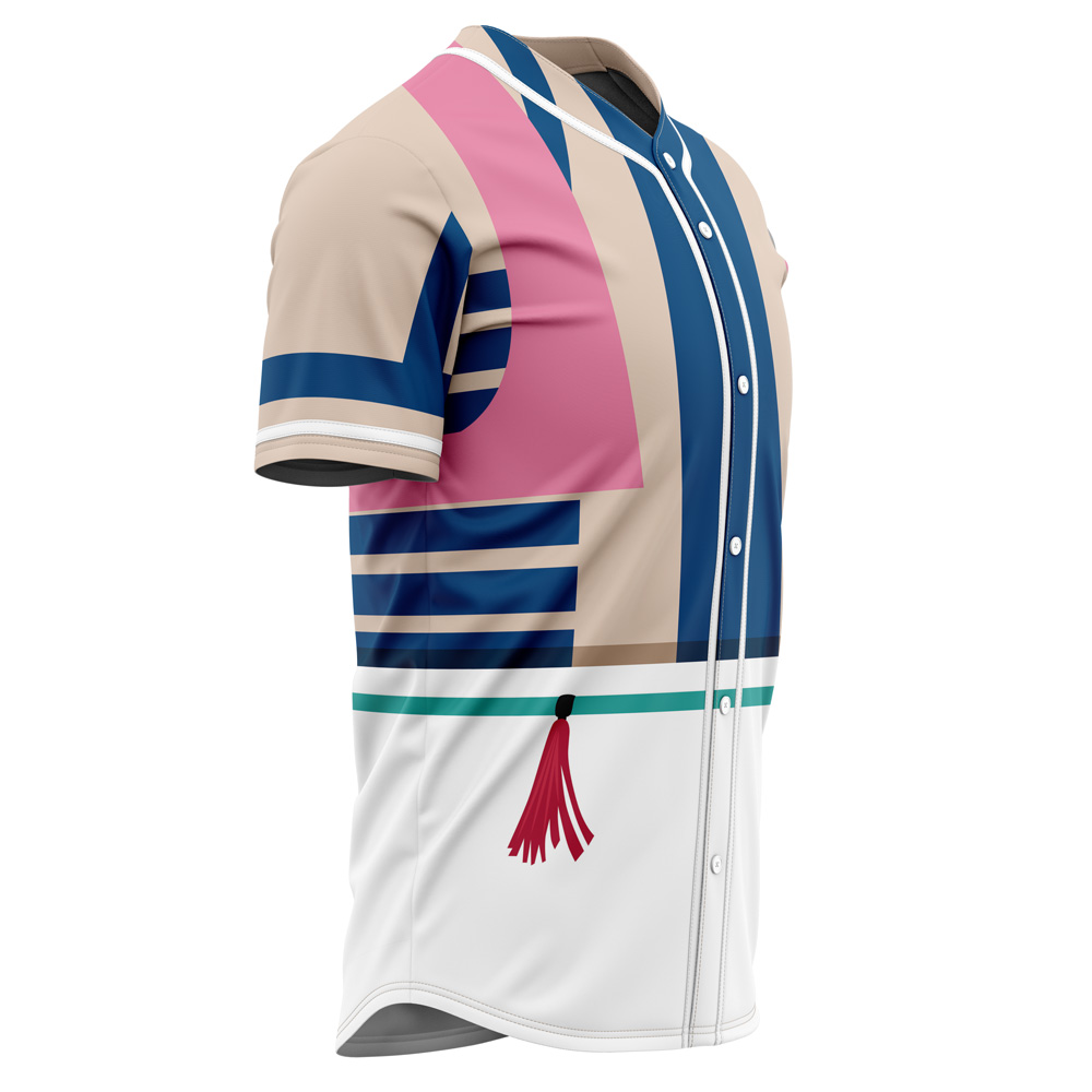 Alternative view of Akaza Demon Slayer Baseball Jersey