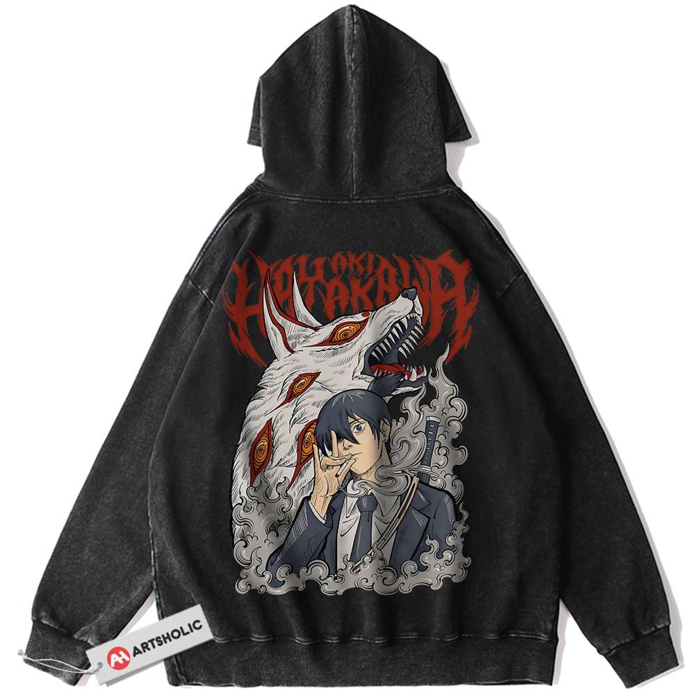 Aki Hayakawa Hoodie, Chainsaw Man Hoodie, Anime Hoodie, Vintage Hoodie