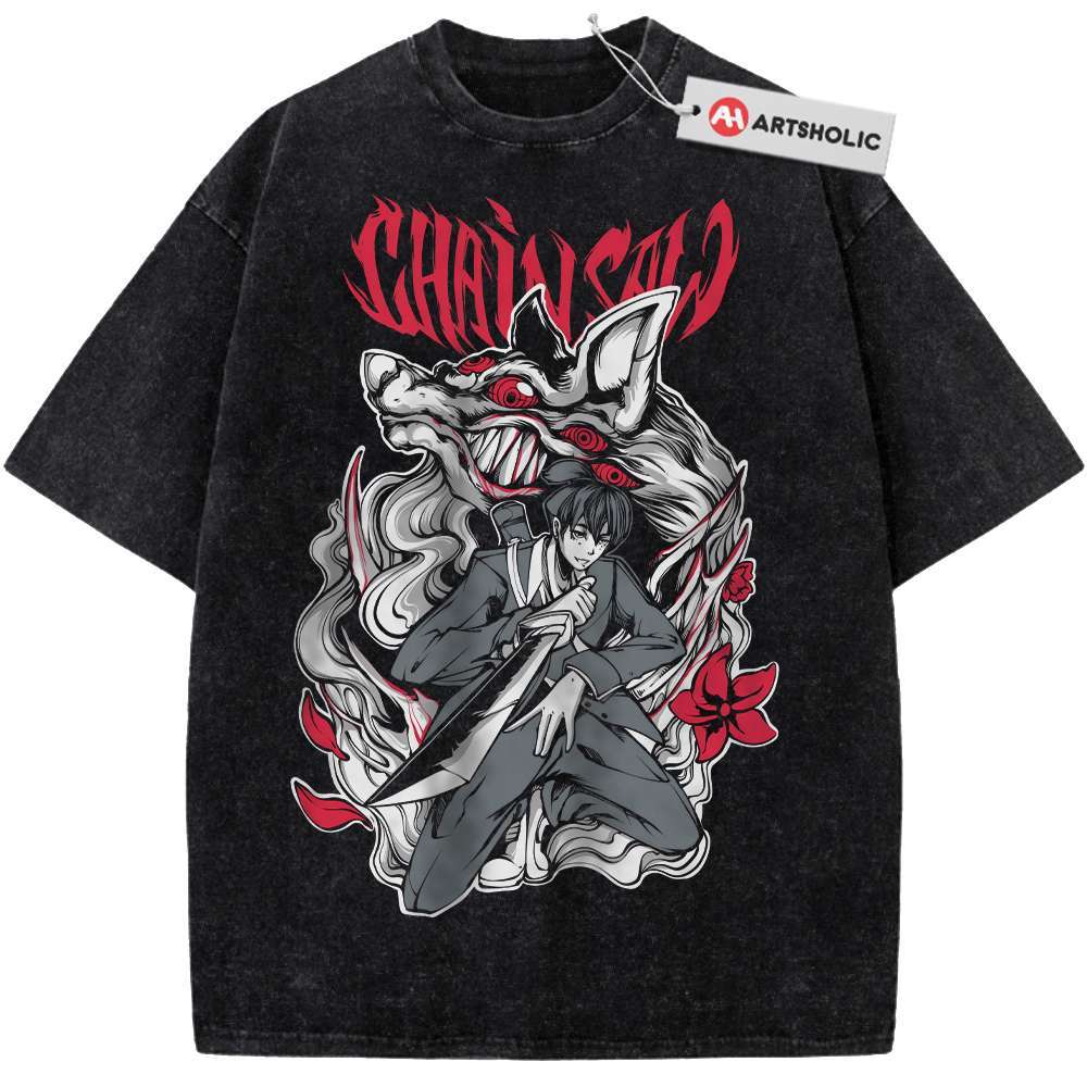 Aki Hayakawa Shirt, Chainsaw Man Shirt, Anime Shirt, Vintage Tee