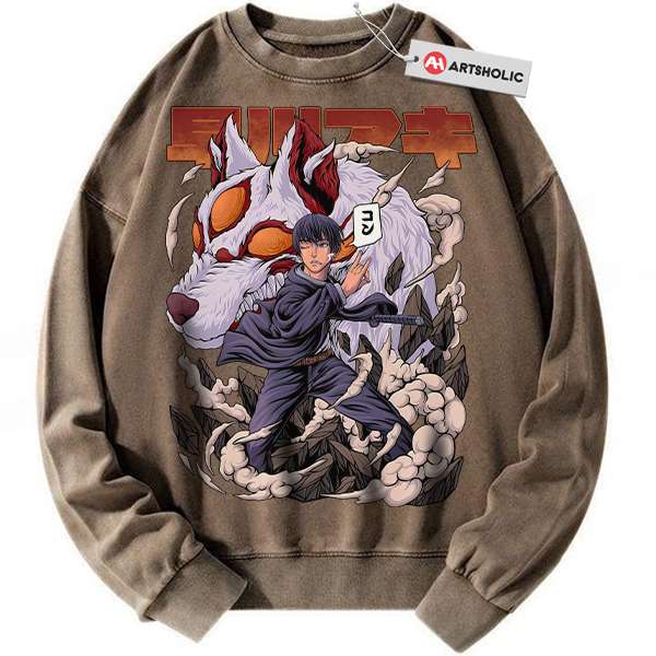 Alternative view of Aki Hayakawa Sweatshirt, Chainsaw Man Sweatshirt, Anime Sweatshirt, Vintage Sweater