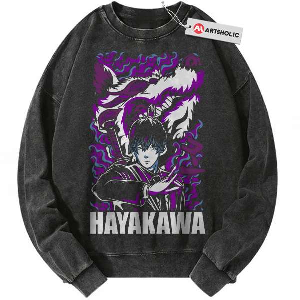 Aki Hayakawa Sweatshirt, Chainsaw Man Sweatshirt, Anime Sweatshirt, Vintage Sweatshirt