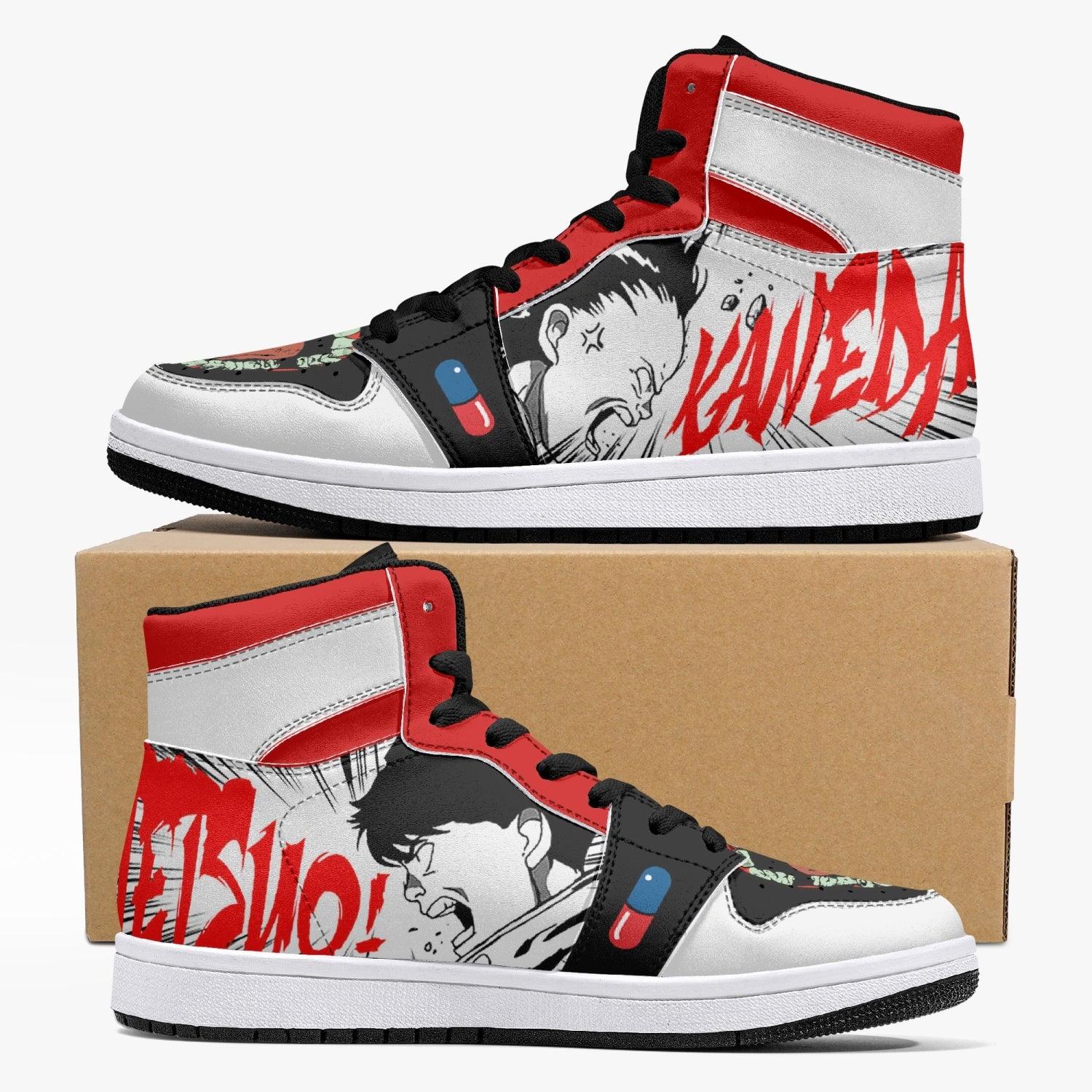 Akira Kaneda vs Tetsuo Shima Akira Custom Sneaker Mid 1 Basketball Shoes - Otaku Hall