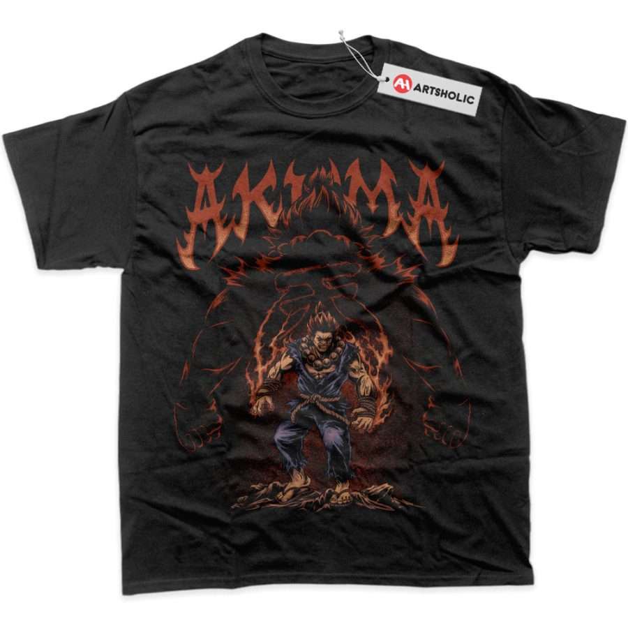Alternative view of Akuma Shirt, Street Fighter Shirt, Game Shirt, Graphic T-Shirt