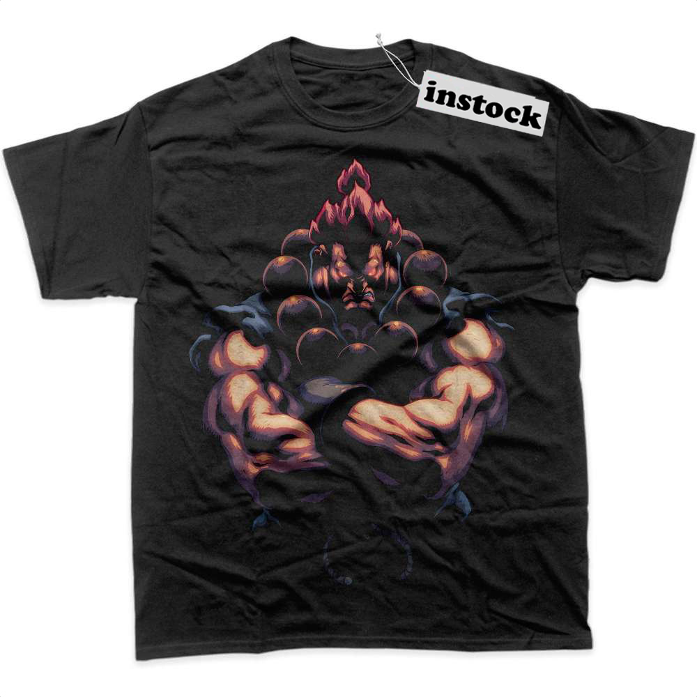 Akuma Shirt, Street Fighter Shirt, Game Shirt, Graphic T-Shirt