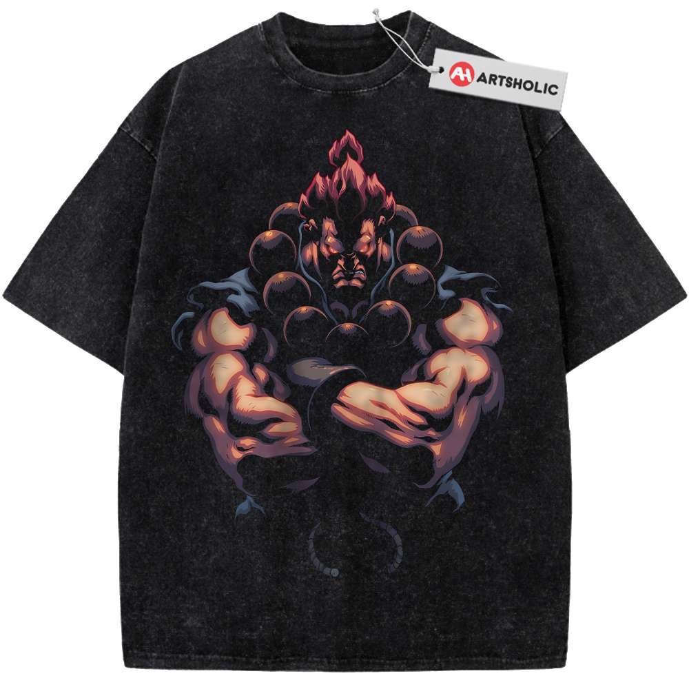 Akuma Shirt, Street Fighter Shirt, Game Shirt, Vintage T-Shirt