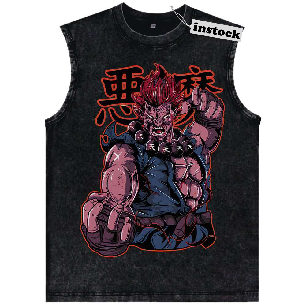 Akuma Shirt, Street Fighter Shirt, Game Shirt, Vintage Tee