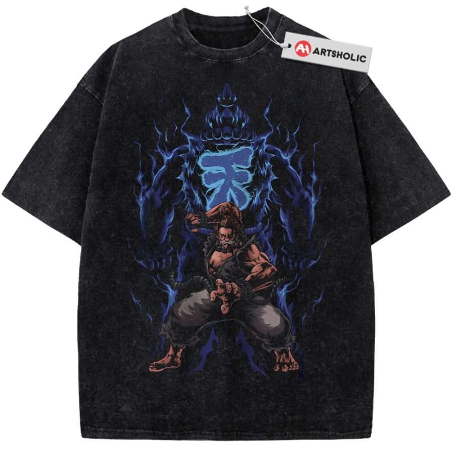 Alternative view of Akuma Shirt, Street Fighter Shirt, Game Shirt, Vintage Tee
