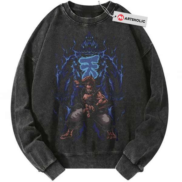 Akuma Sweatshirt, Street Fighter Sweatshirt, Game Sweatshirt, Vintage Sweatshirt