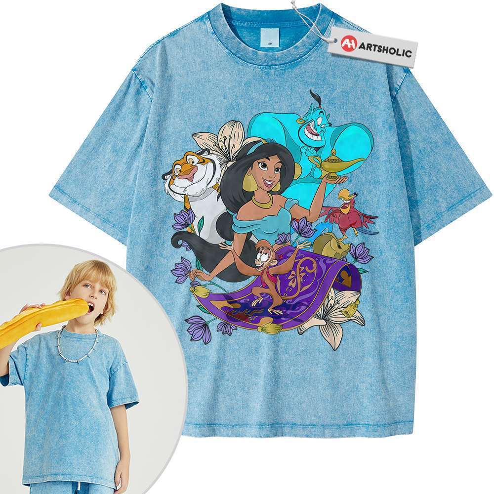 Aladdin Shirt For Kids, Animated Shirt For Kids, Vintage T-Shirt For Kids