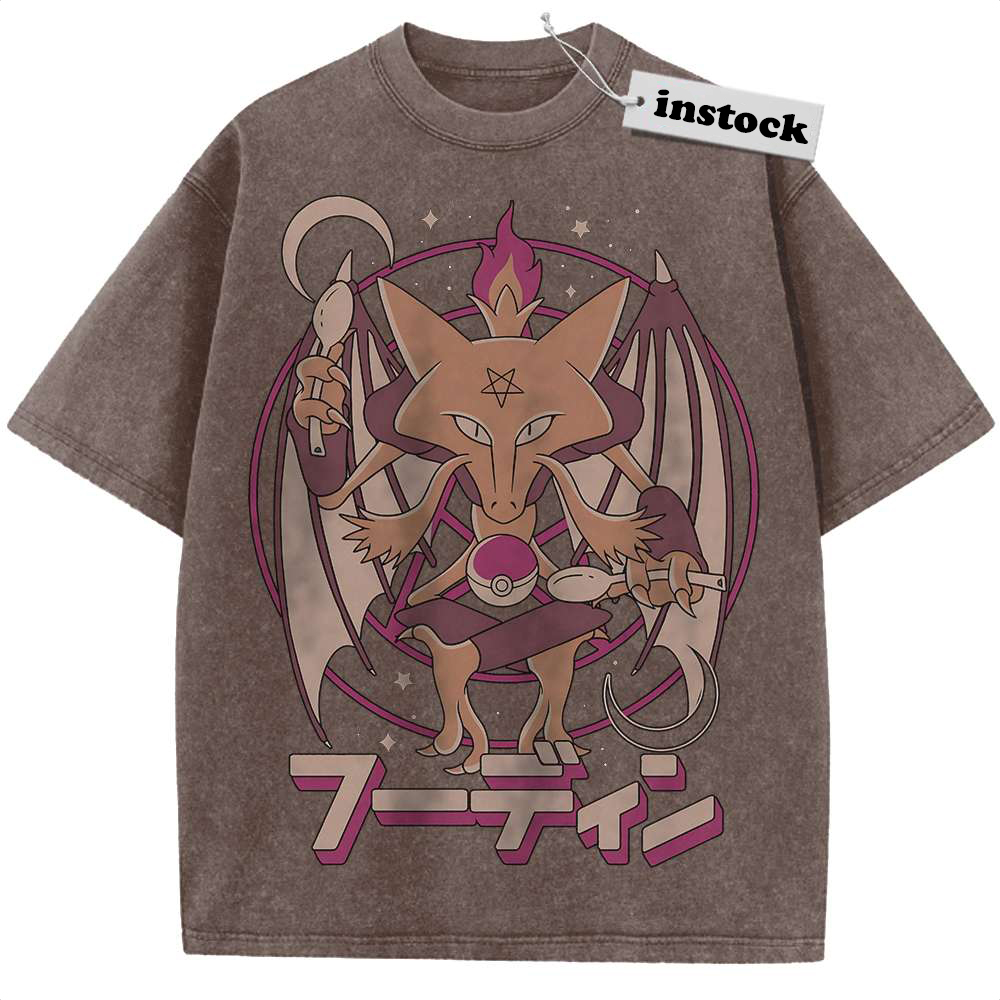 Alakazam Shirt, Pokemon shirt, Anime Shirt, Vintage T-Shirt