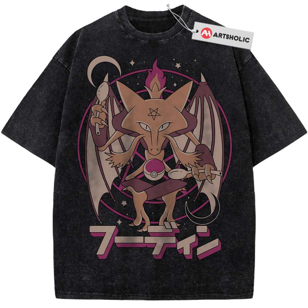 Alternative view of Alakazam Shirt, Pokemon shirt, Anime Shirt, Vintage T-Shirt