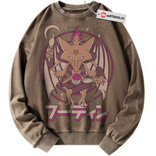 Alakazam Sweatshirt, Pokemon Sweatshirt, PKM Sweatshirt, Anime Sweatshirt, Vintage Sweatshirt