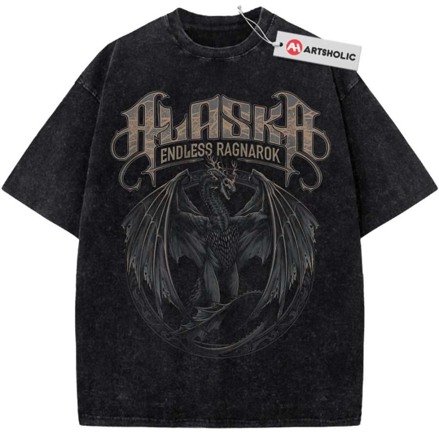 Alternative view of Alaska Dragon Shirt, House Of The Dragon Shirt, Game Of Thrones Shirt, Movie Shirt, Vintage T-Shirt