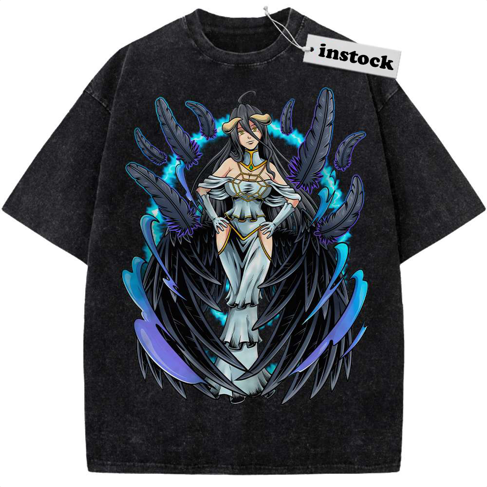 Albedo Shirt, Overlord Shirt, Anime Shirt, Vintage T-Shirt