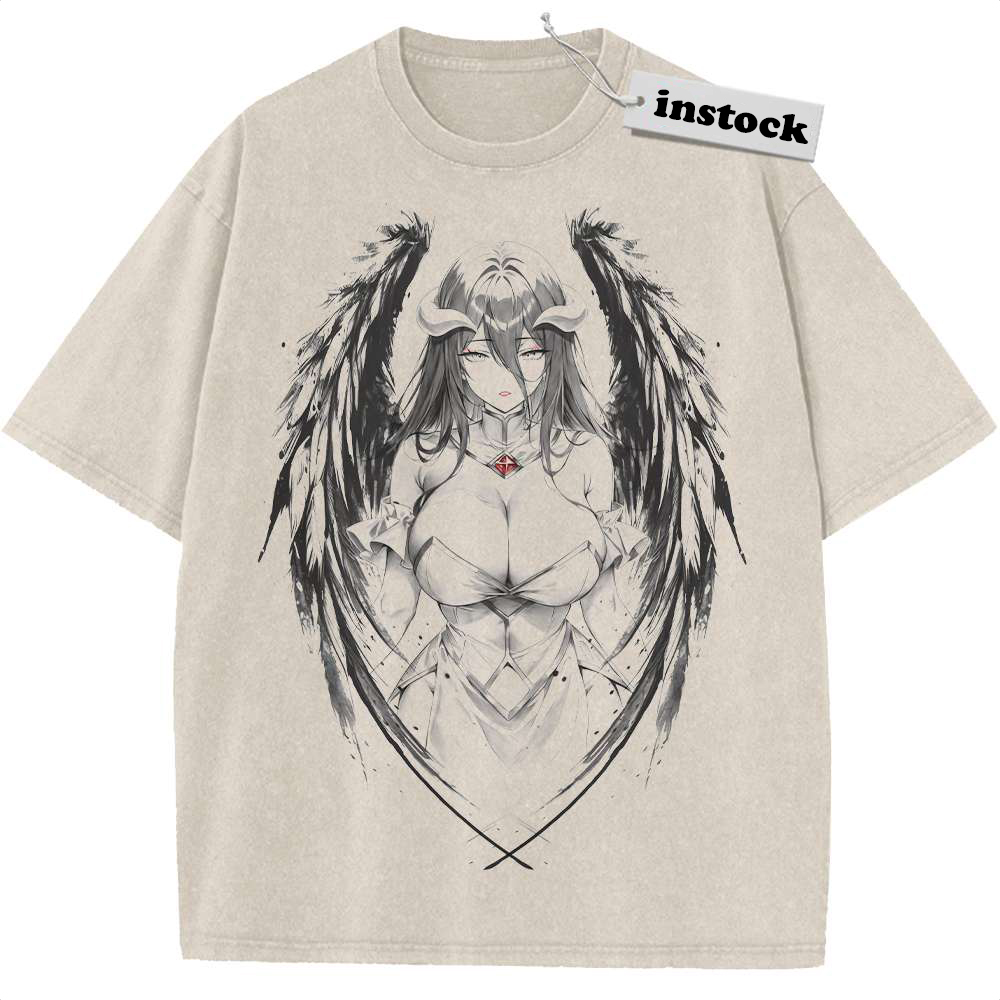 Albedo Shirt, Overlord Shirt, Anime Shirt, Vintage T-Shirt