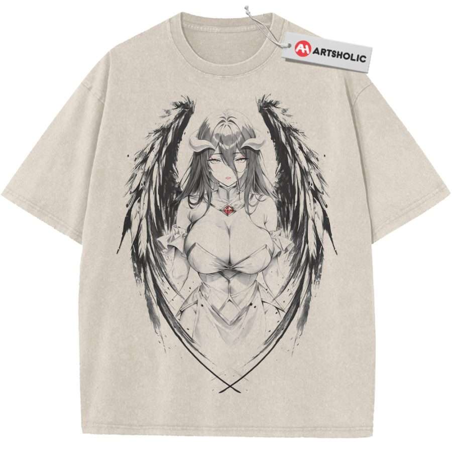 Alternative view of Albedo Shirt, Overlord Shirt, Anime Shirt, Vintage T-Shirt