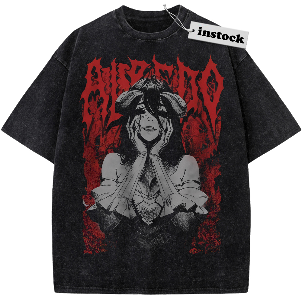 Albedo Shirt, Overlord Shirt, Anime Shirt, Vintage T-Shirt