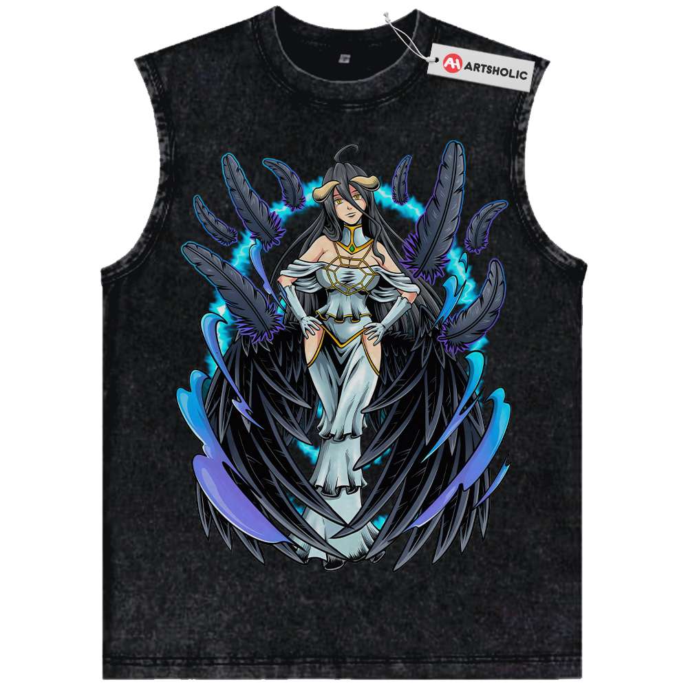 Albedo Tank Top, Overlord Tank Top, Anime Tank Top, Vintage Tank Top