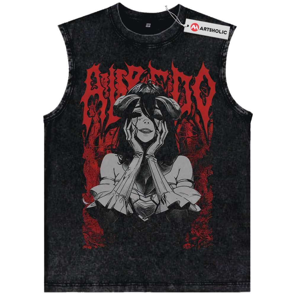 Albedo Tank Top, Overlord Tank Top, Anime Tank Top, Vintage Tank Top