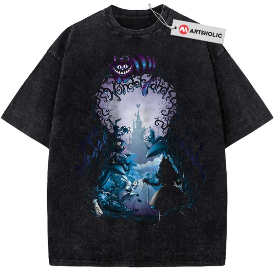 Alternative view of Alice in Wonderland Shirt, Animated Shirt, Vintage Tee