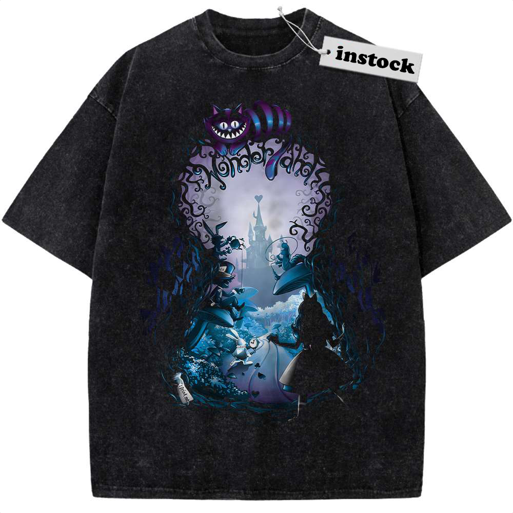 Alice in Wonderland Shirt, Animated Shirt, Vintage Tee