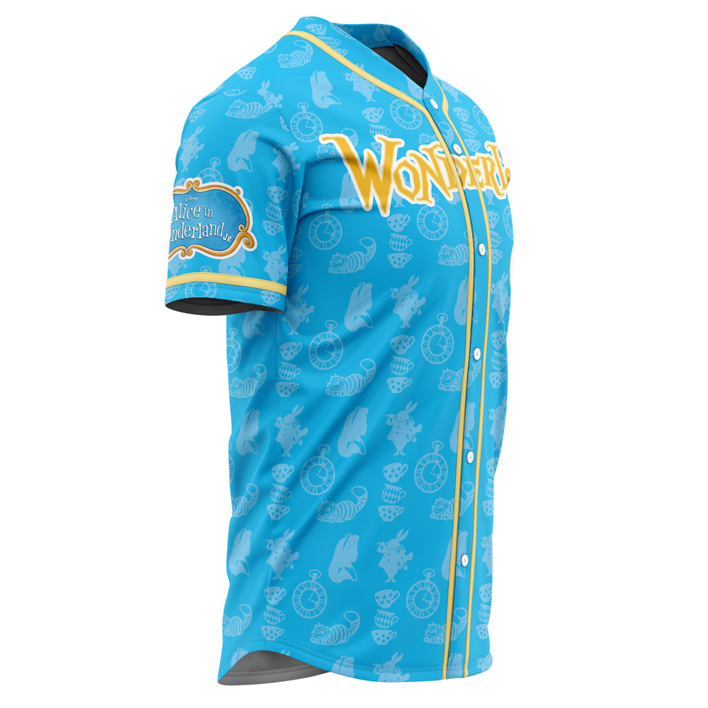 Alternative view of Alice in Wonderland V2 Baseball Jersey