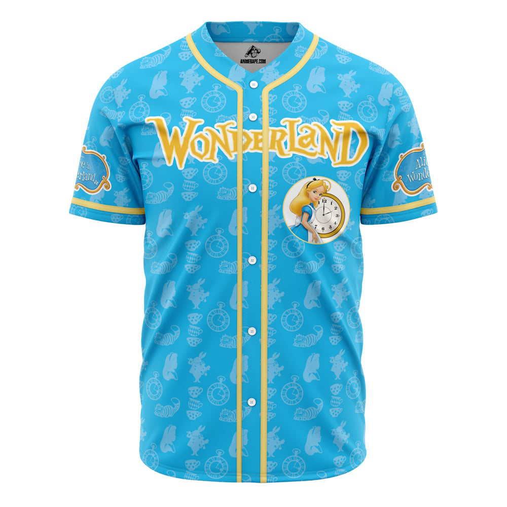 Alice in Wonderland V2 Disney Custom Baseball Jersey - Otaku Hall