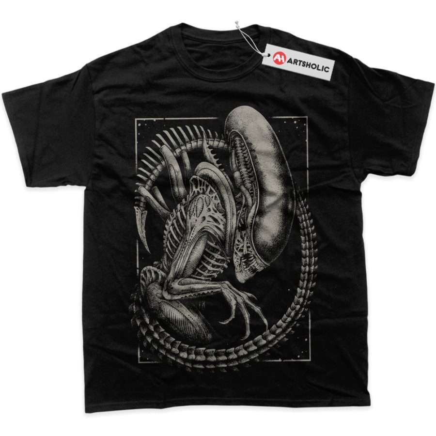 Alternative view of Alien vs Predator Shirt, Movie Shirt, Graphic T-Shirt