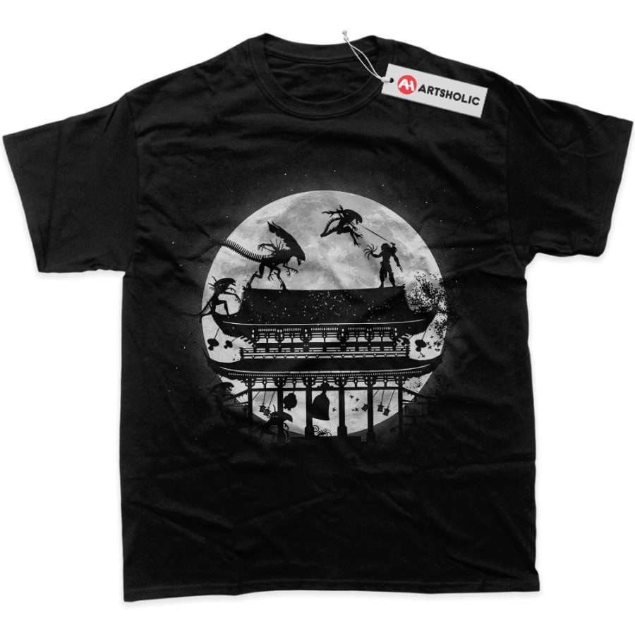 Alternative view of Alien vs Predator Shirt, Movie Shirt, graphic T-Shirt