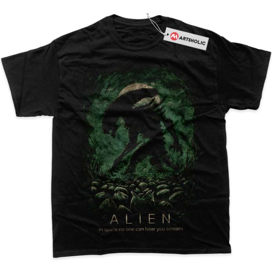 Alternative view of Alien vs Predator Shirt, Movie Shirt, graphic T-Shirt