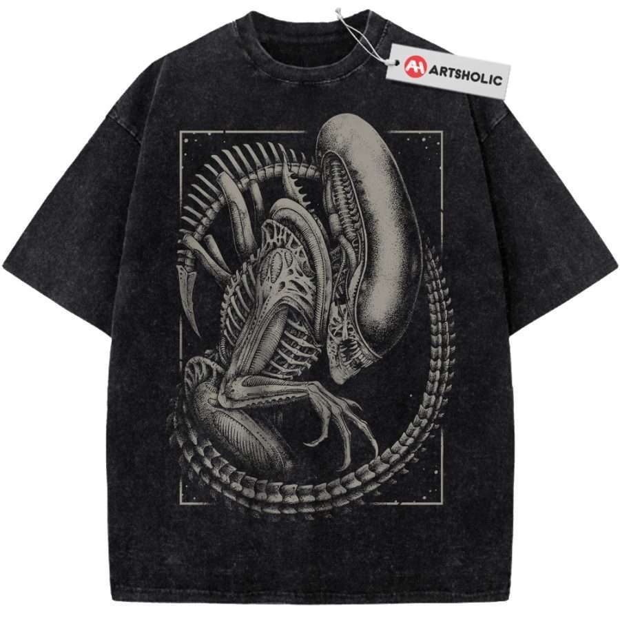 Alternative view of Alien vs Predator Shirt, Movie Shirt, Vintage T-Shirt