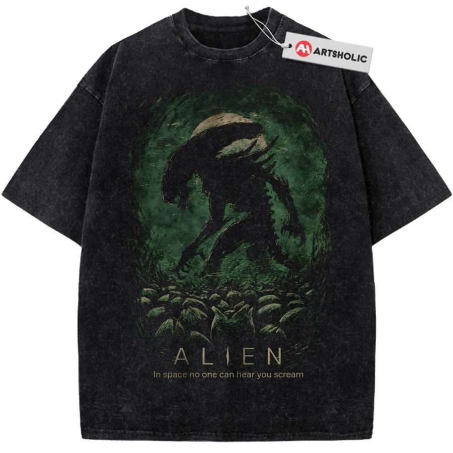 Alternative view of Alien vs Predator Shirt, Movie Shirt, Vintage T-Shirt