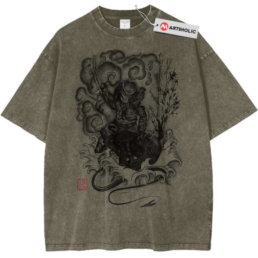 Alternative view of Alien vs Predator Shirt, Movie Shirt, Vintage Tee