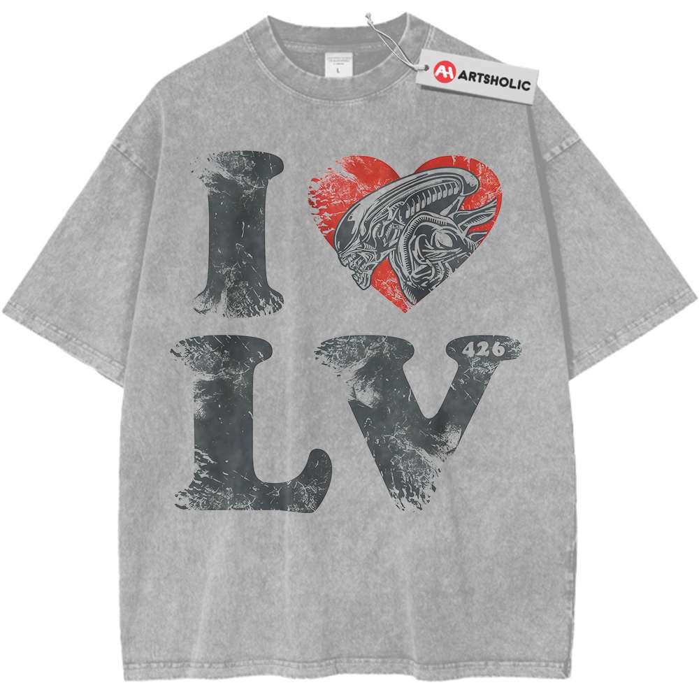 Alternative view of Alien vs Predator Shirt, Movie Shirt, Vintage Tee