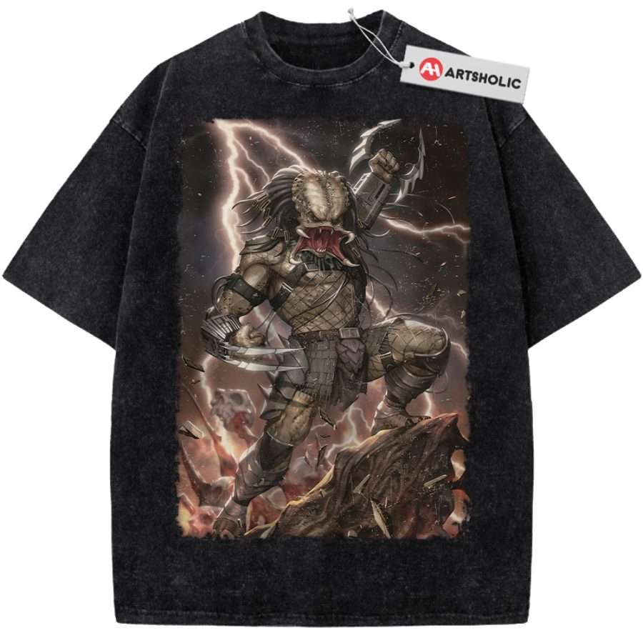 Alternative view of Alien vs Predator Shirt, Movie Shirt, Vintage Tee