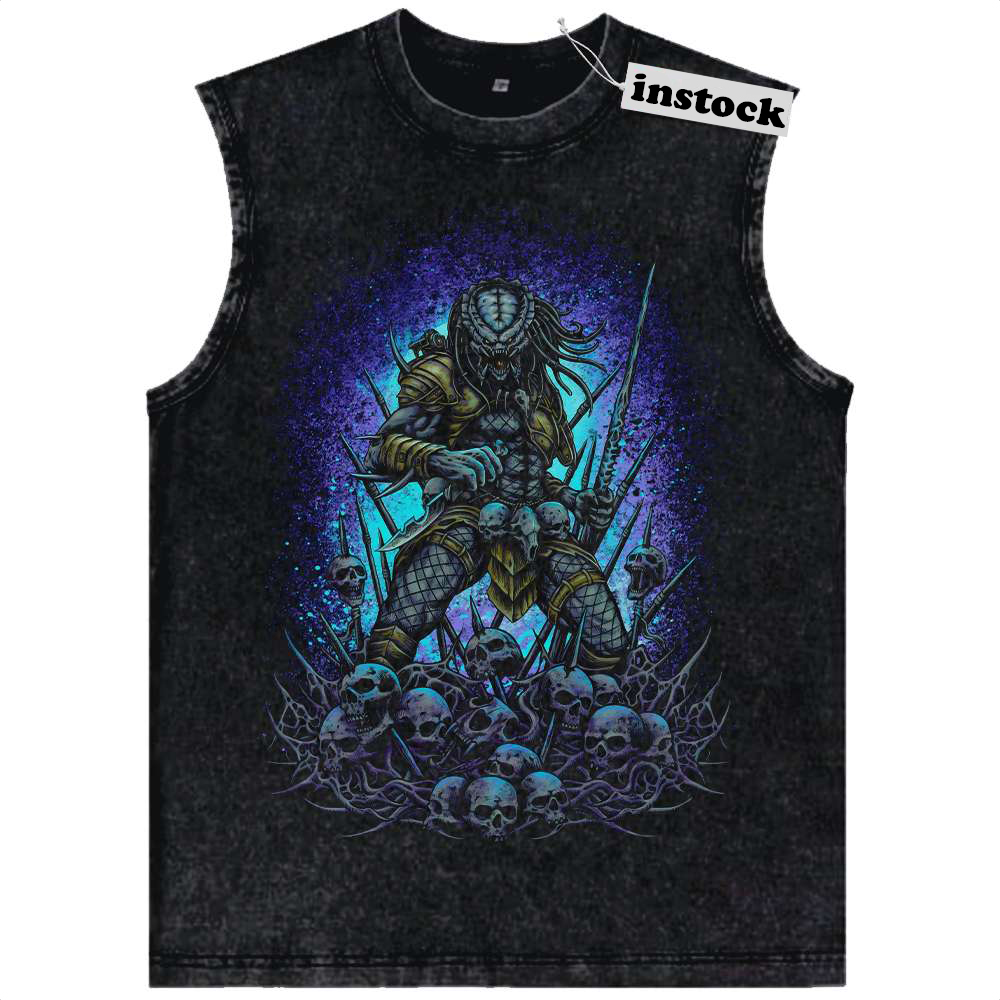 Alien vs Predator Tank Top, Movie Tank Top, Vintage Tank Top
