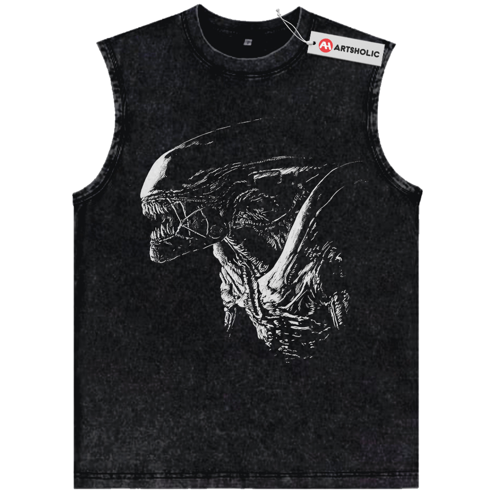 Alien vs Predator Tank Top, Movie Tank Top, Vintage Tank Top
