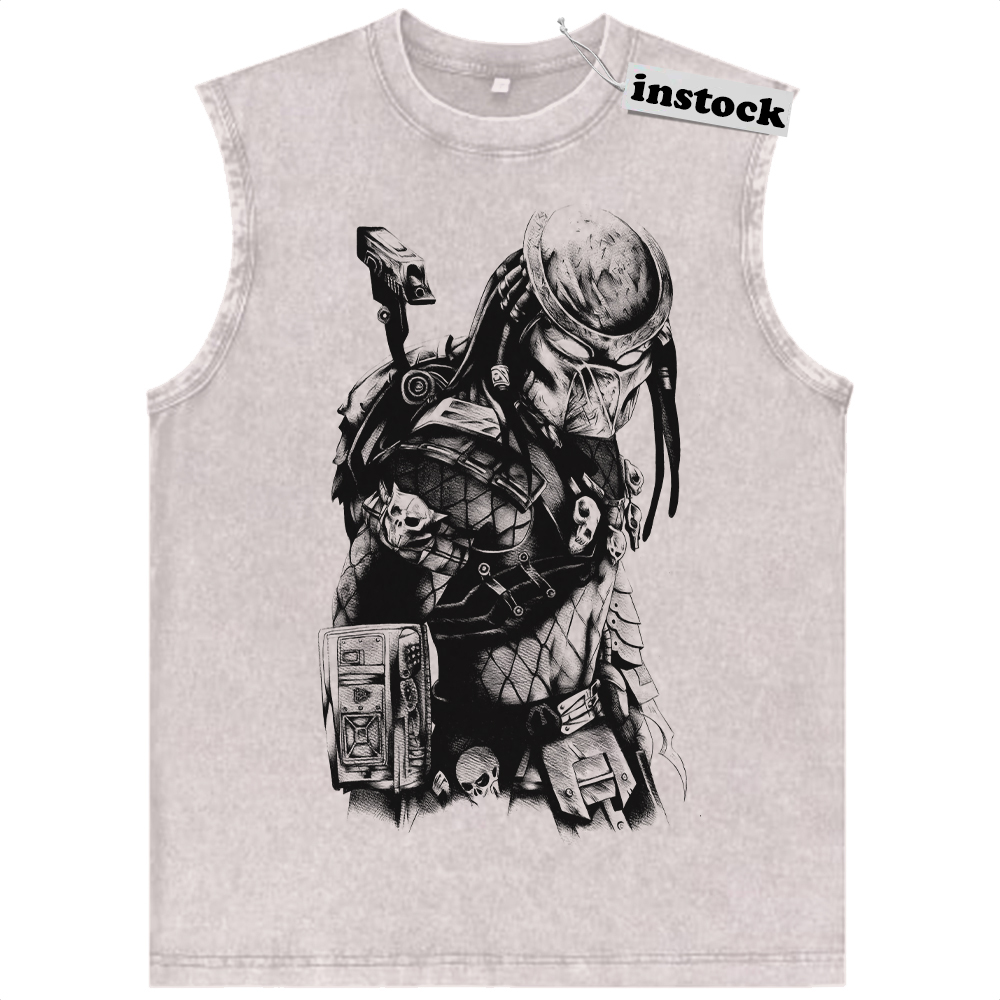 Alien vs Predator Tank Top, Movie Tank Top, Vintage Tank Top
