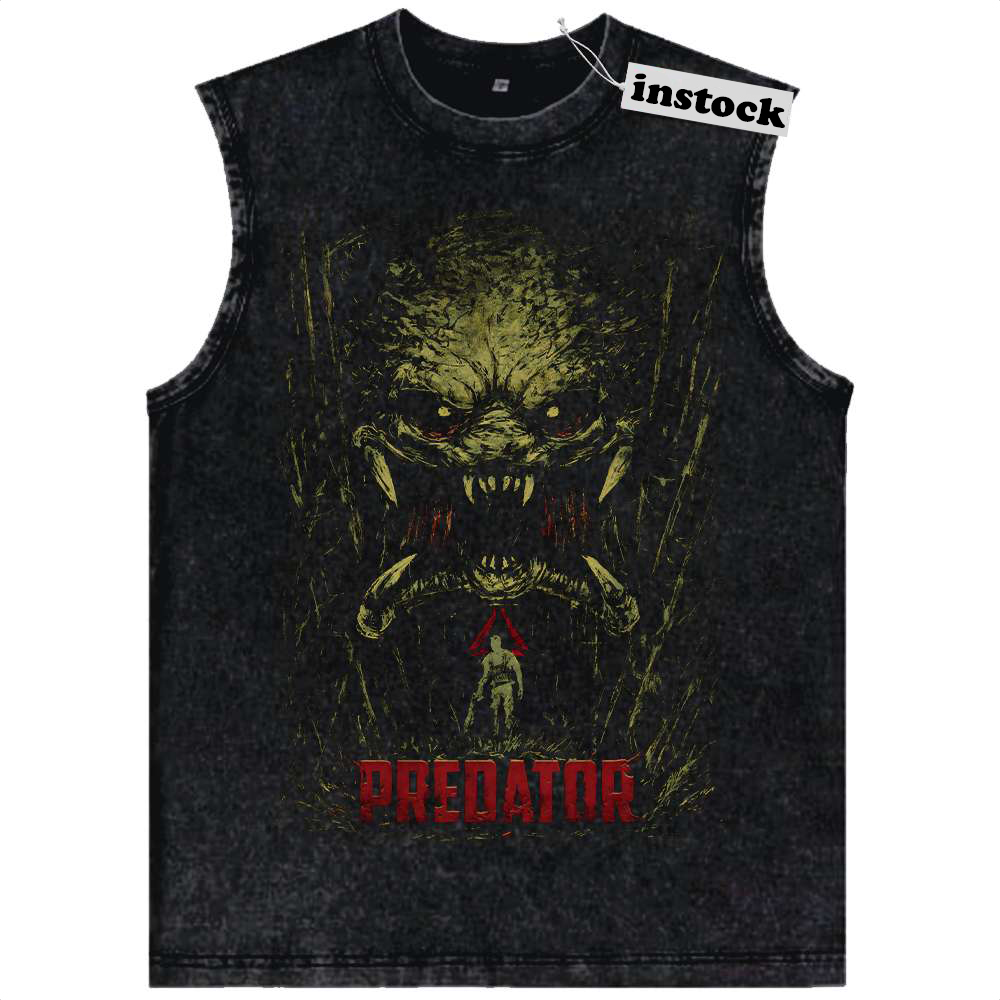 Alien vs Predator Tank Top, Movie Tank Top, Vintage Tank Top