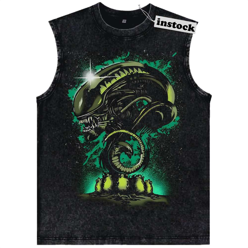 Alien vs Predator Tank Top, Movie Tank Top, Vintage Tank Top