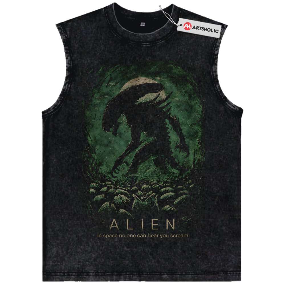 Alien vs Predator Tank Top, Movie Tank Top, Vintage Tank Top