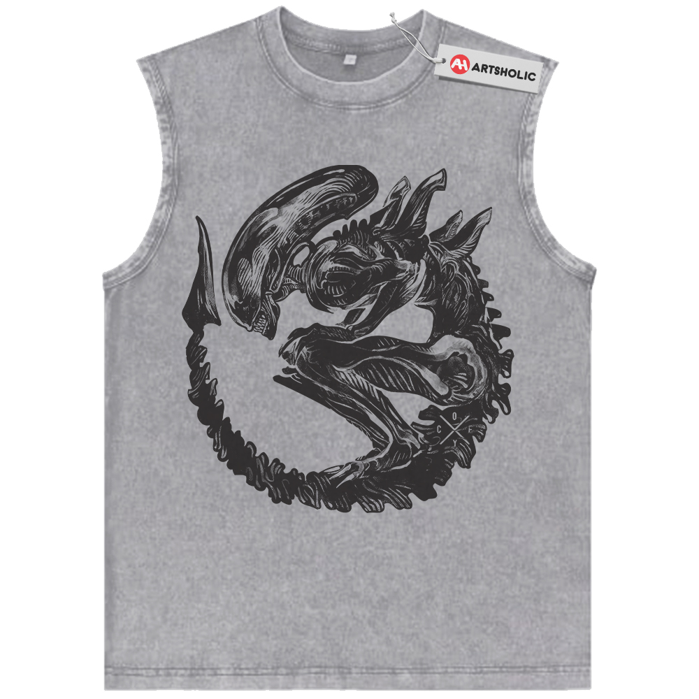 Alien vs Predator Tank Top, Movie Tank Top, Vintage Tank Top