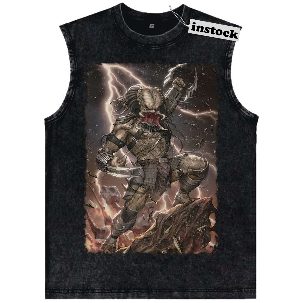 Alien vs Predator Tank Top, Movie Tank Top, Vintage Tank Top