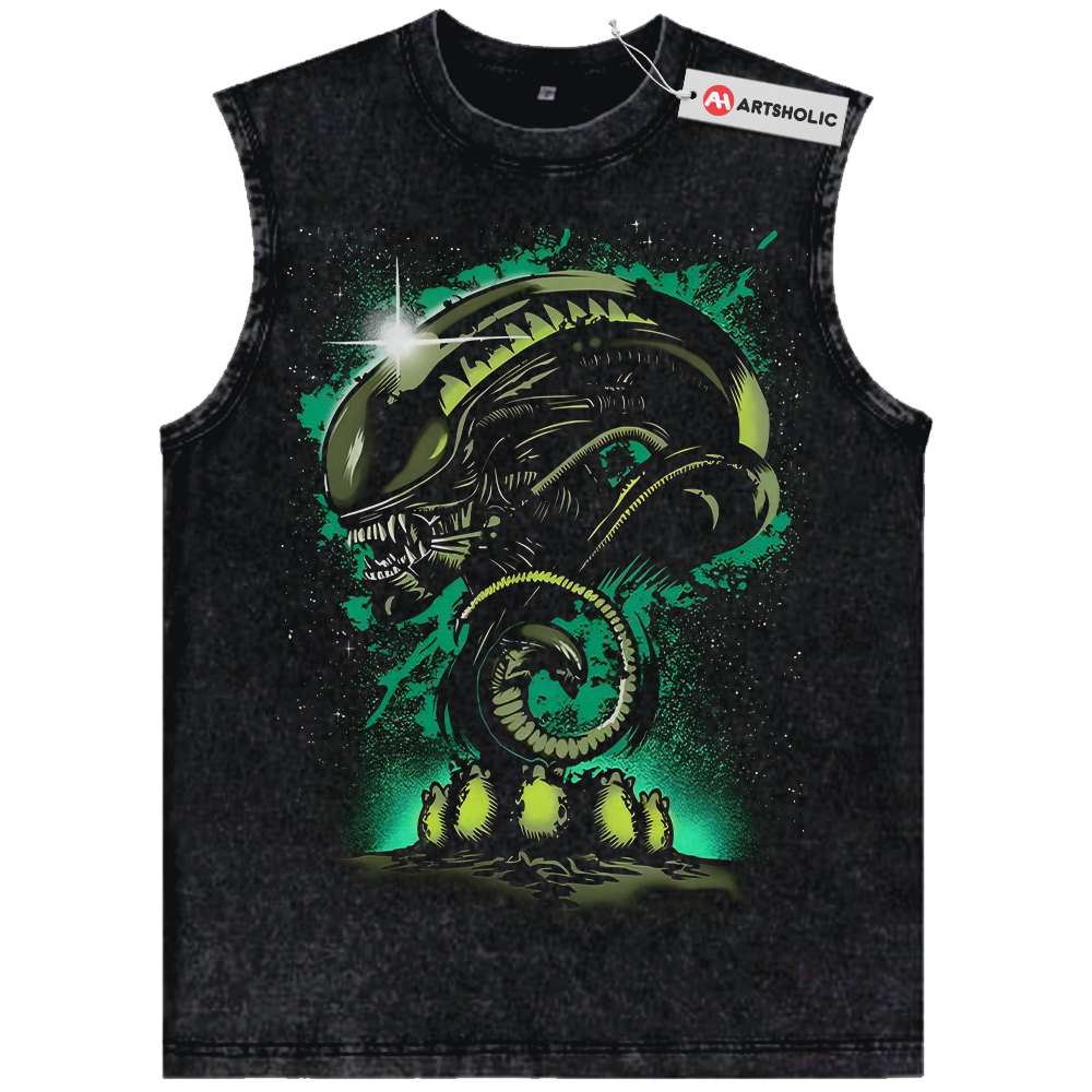 Alien vs Predator Tank Top, Movie Tank Top, Vintage Tank Top