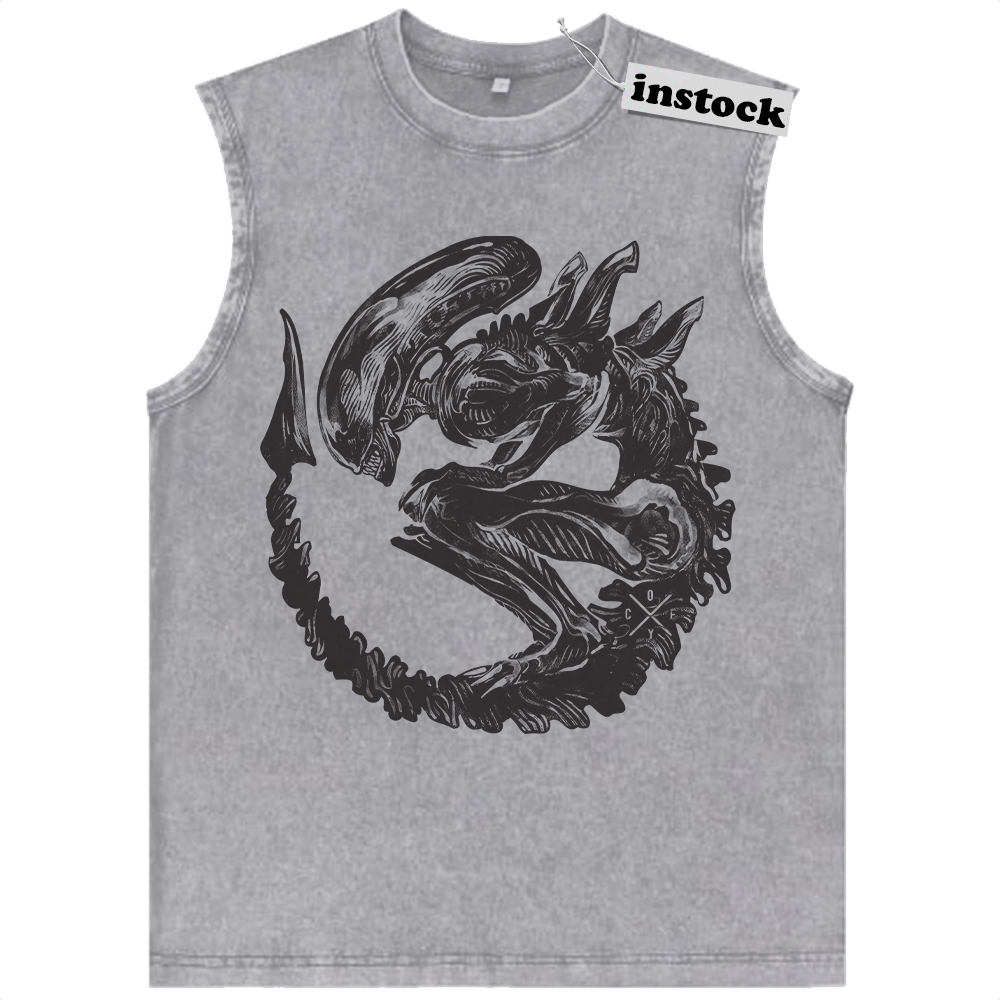 Alien vs Predator Tank Top, Movie Tank Top, Vintage Tank Top