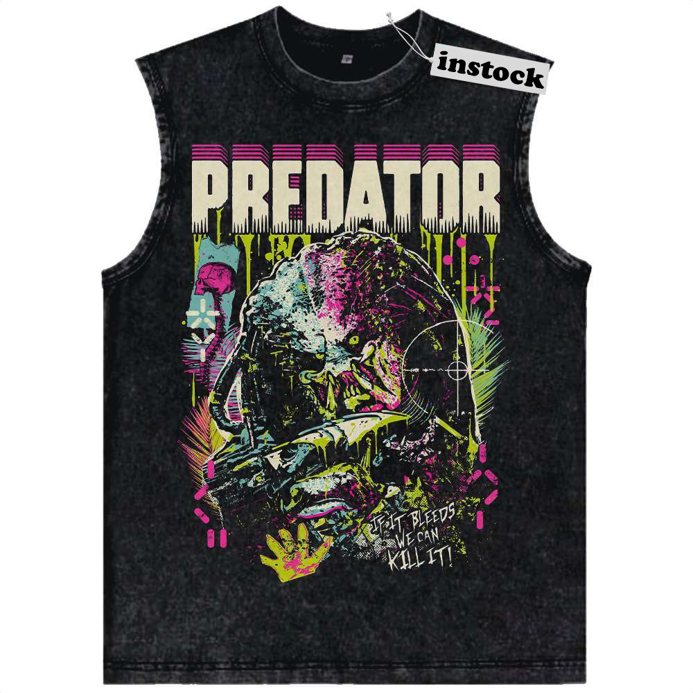 Alien vs Predator Tank Top, Movie Tank Top, Vintage Tank Top